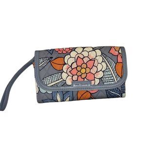 Vera Bradley Tropical Evening Wristlet Wallet